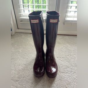 Hunter rain boots